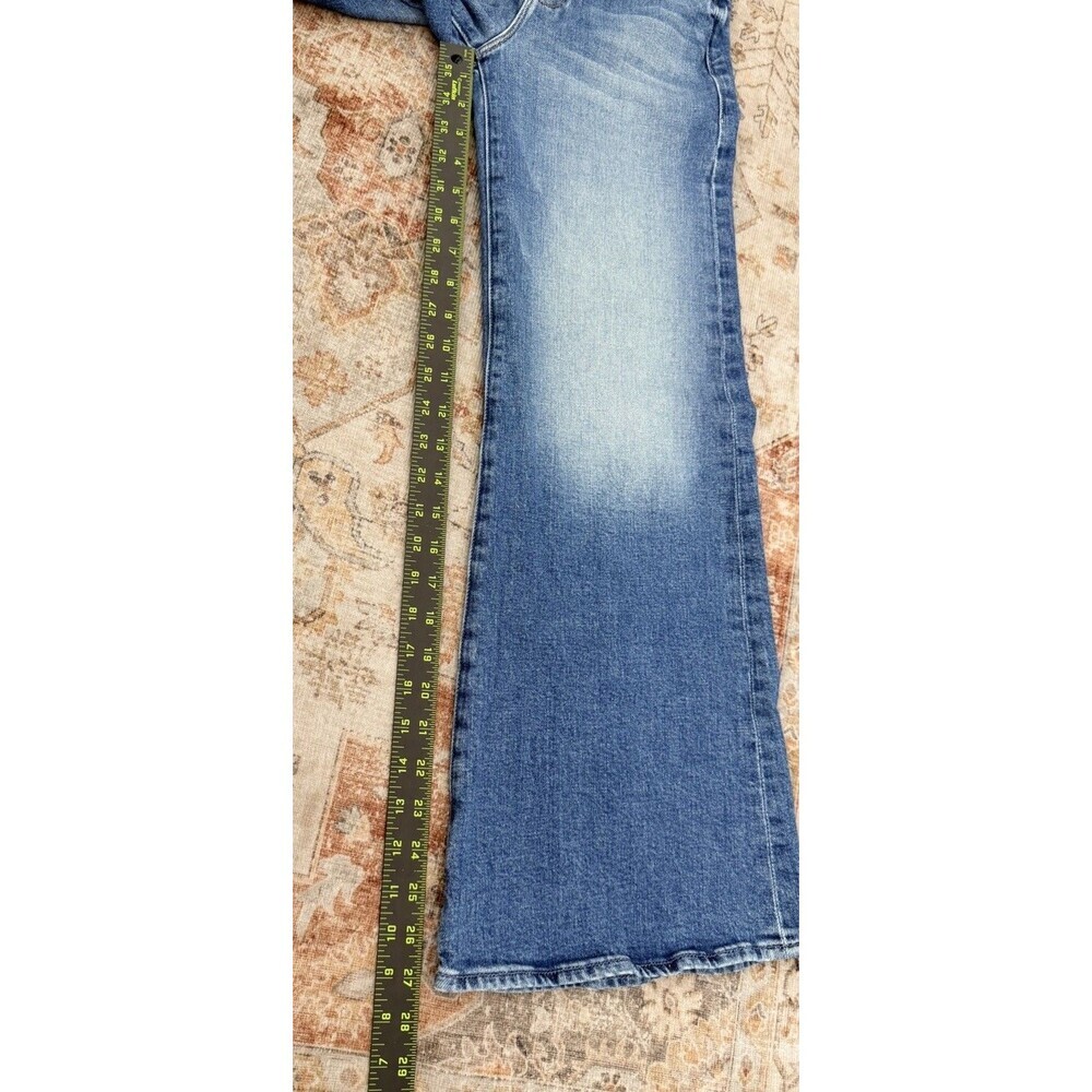 Mother The Hustler Roller High On The Hog Wide Leg Denim Jeans Size 25 - Picture 7 of 10